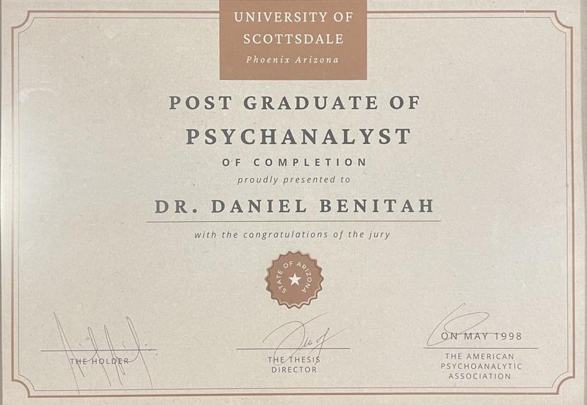 Diplôme Psychanalyste